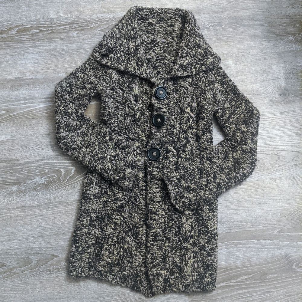 Free people chunky sweater coat